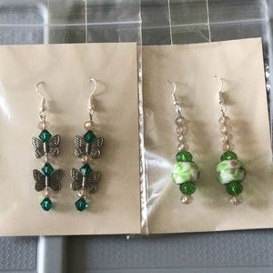 Pierced Earrings NWOT 2 Sets